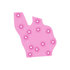 Breast cancer constellation icon