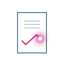 Laboratory test results icon