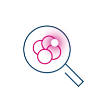 Diagnosis staging icon Diagnosis staging icon