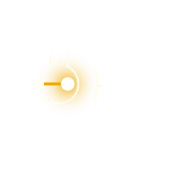 Building with laboratory flask