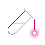 Test tube sample icon